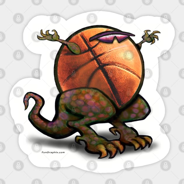 Basketball Beast Sticker by Kevin Middleton